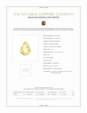 1.56 Ct. Yellow Sapphire from Ceylon (Sri Lanka) Scan Report