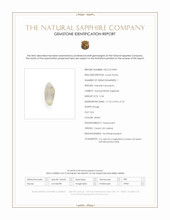 5.54 Ct. White Rough Sapphire from Ceylon (Sri Lanka) Scan Report