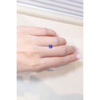 0.64 Ct. Blue Sapphire from Ceylon (Sri Lanka) Life Style