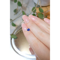 0.41 Ct. Blue Sapphire from Ceylon (Sri Lanka) Life Style