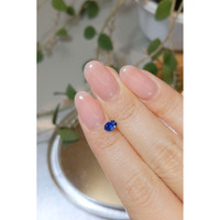 0.41 Ct. Blue Sapphire from Ceylon (Sri Lanka) Life Style