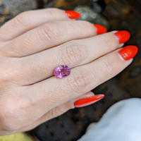 2.68 Ct. Pink Sapphire from Ceylon (Sri Lanka) Life Style