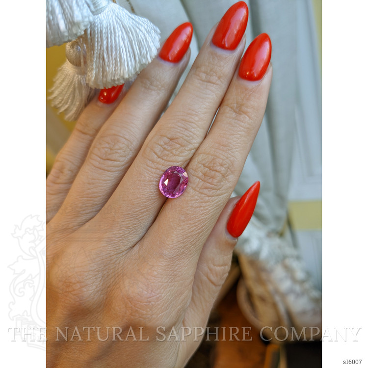 3.02 Ct. Pink Sapphire from Ceylon (Sri Lanka)
