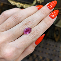 3.40 Ct. Pink Sapphire from Ceylon (Sri Lanka) Life Style