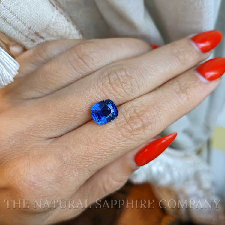 3.78 Ct. Blue Sapphire from Ceylon (Sri Lanka)