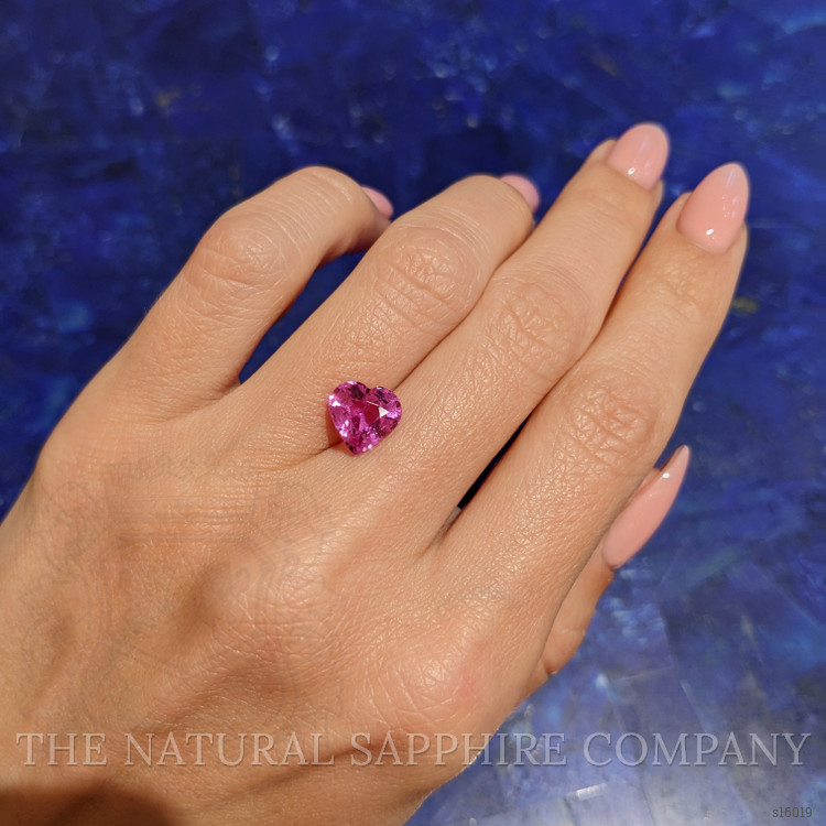 3.06 Ct. Purplish Pink Sapphire from Ceylon (Sri Lanka)