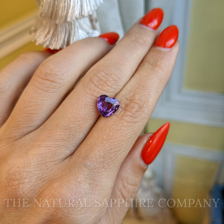 3.04 Ct. Purple Sapphire from Ceylon (Sri Lanka)