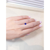 0.61 Ct. Blue Sapphire from Ceylon (Sri Lanka) Life Style