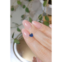 0.63 Ct. Blue Sapphire from Ceylon (Sri Lanka) Life Style