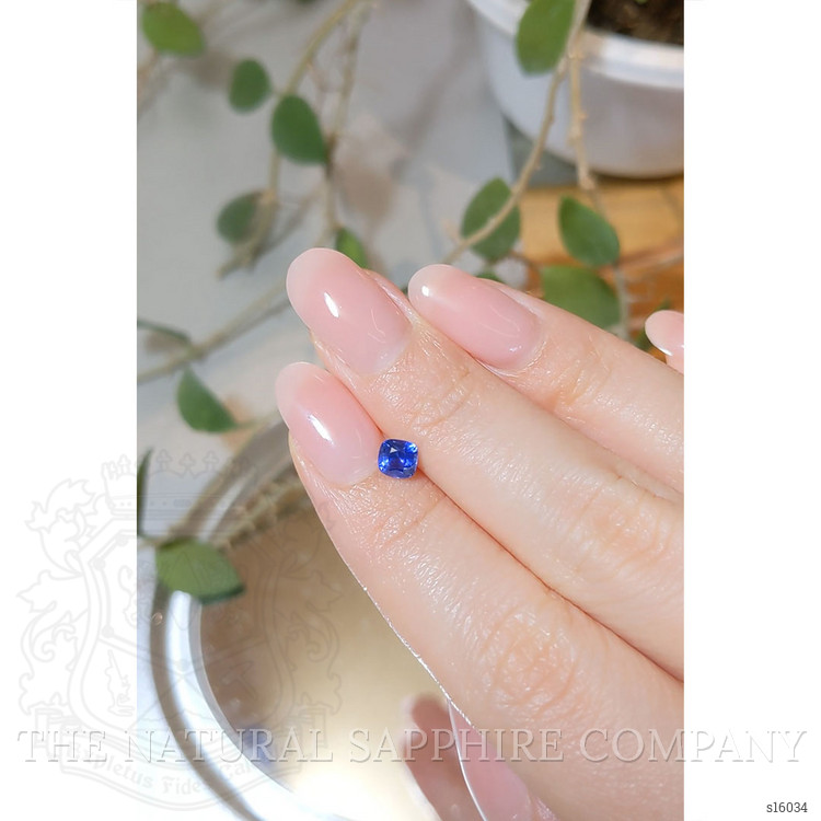 0.72 Ct. Blue Sapphire from Ceylon (Sri Lanka)