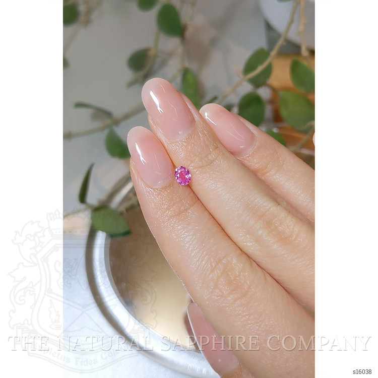 0.45 Ct. Pink Sapphire from Ceylon (Sri Lanka)