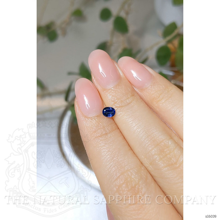 0.46 Ct. Blue Sapphire from Ceylon (Sri Lanka)