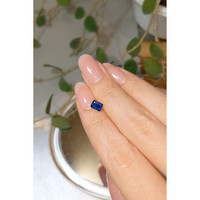 0.91 Ct. Blue Sapphire from Ceylon (Sri Lanka) Life Style