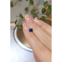 0.88 Ct. Blue Sapphire from Madagascar Life Style