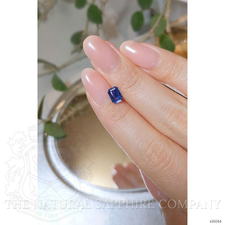 0.84 Ct. Purplish Blue Sapphire from Ceylon (Sri Lanka)