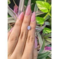 1.70 Ct. White Star Sapphire from Ceylon (Sri Lanka) Life Style