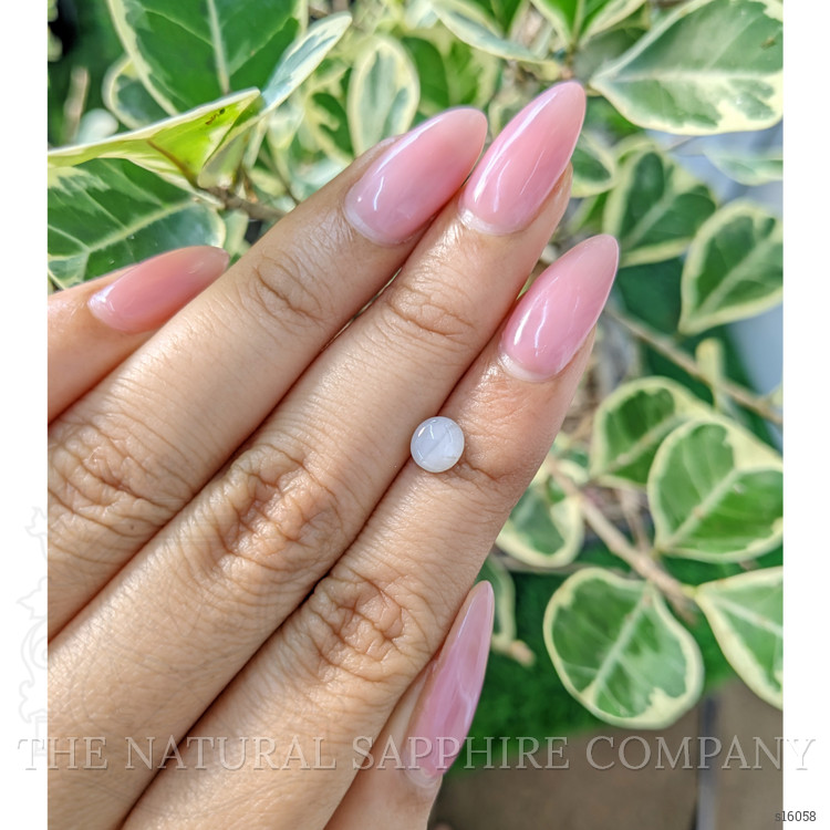 1.03 Ct. White Star Sapphire from Ceylon (Sri Lanka)