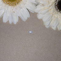 0.76 Ct. White Star Sapphire from Ceylon (Sri Lanka) Life Style
