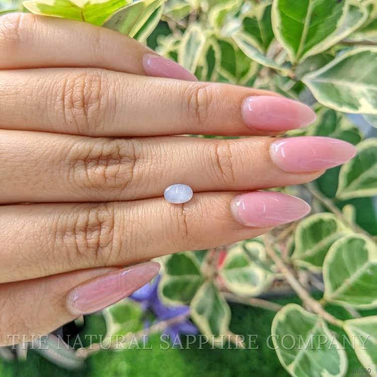 0.76 Ct. White Star Sapphire from Ceylon (Sri Lanka)