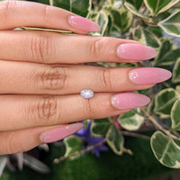 0.76 Ct. White Star Sapphire from Ceylon (Sri Lanka) Life Style