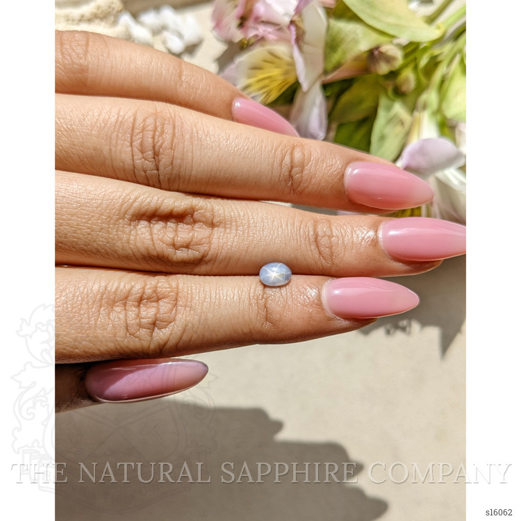 0.95 Ct. Grey Star Sapphire from Ceylon (Sri Lanka)