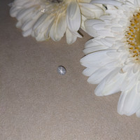 0.90 Ct. White Star Sapphire from Ceylon (Sri Lanka) Life Style