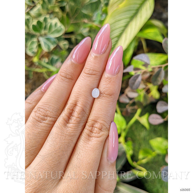 0.90 Ct. White Star Sapphire from Ceylon (Sri Lanka)