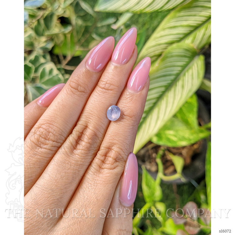 1.61 Ct. Grey Star Sapphire from Ceylon (Sri Lanka)