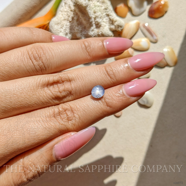 1.61 Ct. Grey Star Sapphire from Ceylon (Sri Lanka)