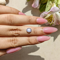1.10 Ct. Bluish Grey Star Sapphire from Ceylon (Sri Lanka) Life Style