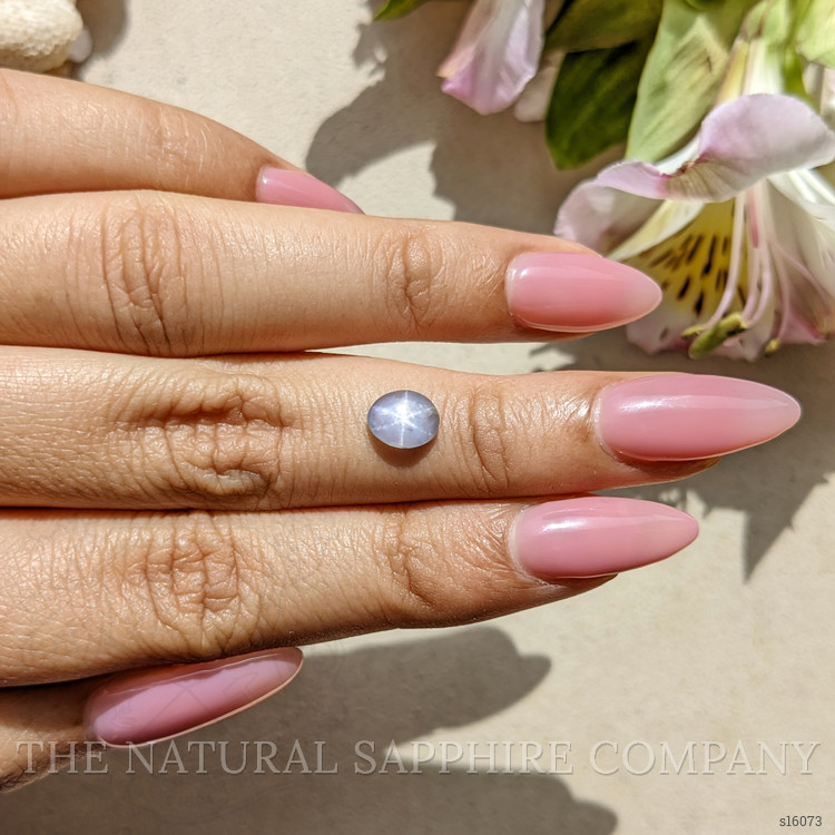 1.10 Ct. Bluish Grey Star Sapphire from Ceylon (Sri Lanka)