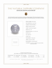 0.74 Ct. Sapphire from Ceylon (Sri Lanka) Scan Report