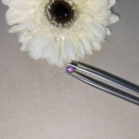 0.63 Ct. Purple Star Sapphire from Ceylon (Sri Lanka) Life Style