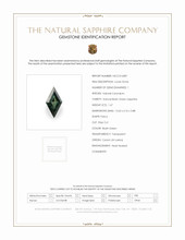 1.67 Ct. Bluish Green Sapphire from Ceylon (Sri Lanka) Scan Report