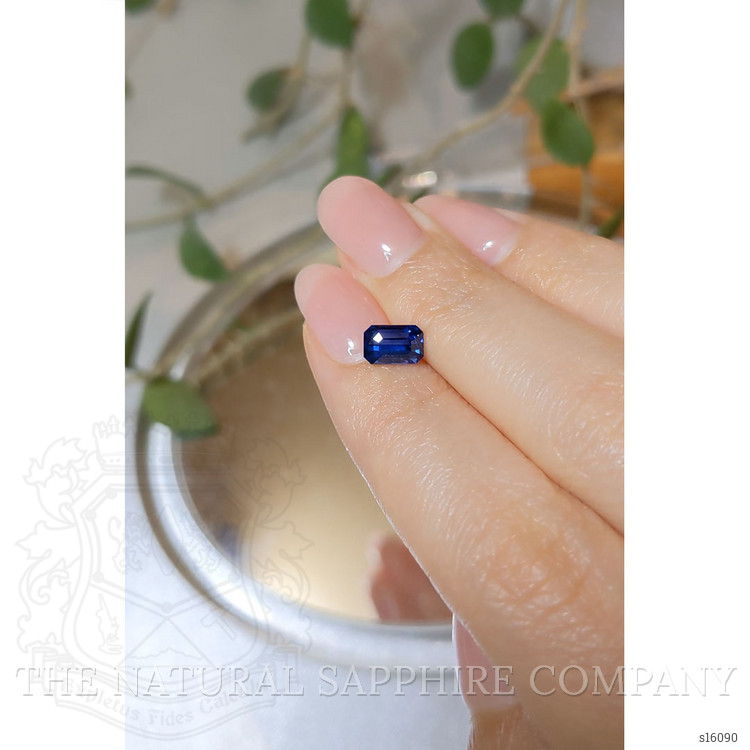 1.55 Ct. Blue Sapphire from Ceylon (Sri Lanka)