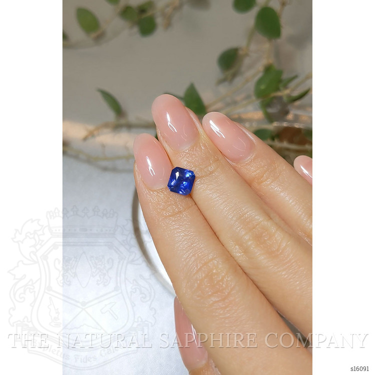 1.76 Ct. Blue Sapphire from Ceylon (Sri Lanka)
