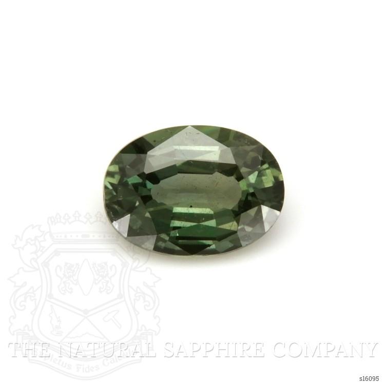 0.90 Ct. Green Sapphire from Ceylon (Sri Lanka)