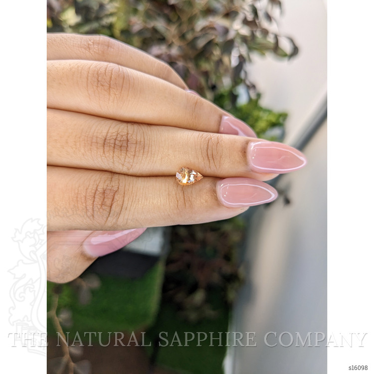 1.46 Ct. Peach Sapphire from Ceylon (Sri Lanka)