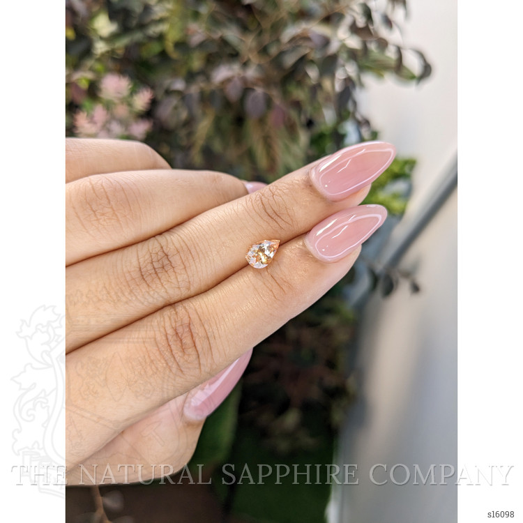 1.46 Ct. Peach Sapphire from Ceylon (Sri Lanka)