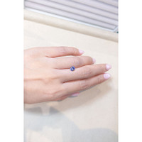 1.01 Ct. Bi Color Sapphire from Ceylon (Sri Lanka) Life Style