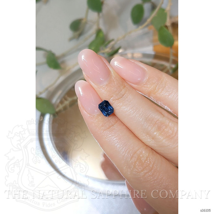 1.69 Ct. Blue Sapphire from Ceylon (Sri Lanka)