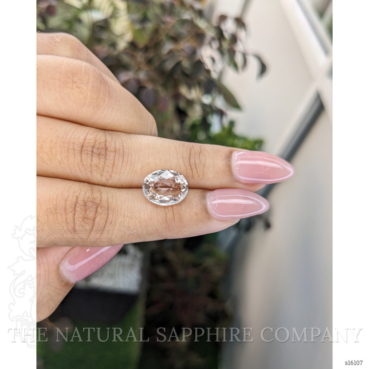 5.44 Ct. Peach Sapphire from Ceylon (Sri Lanka)