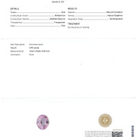 3.95 Ct. Sapphire from Ceylon (Sri Lanka) Scan Report