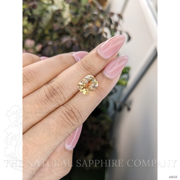 6.00 Ct. Peach Sapphire from Ceylon (Sri Lanka)