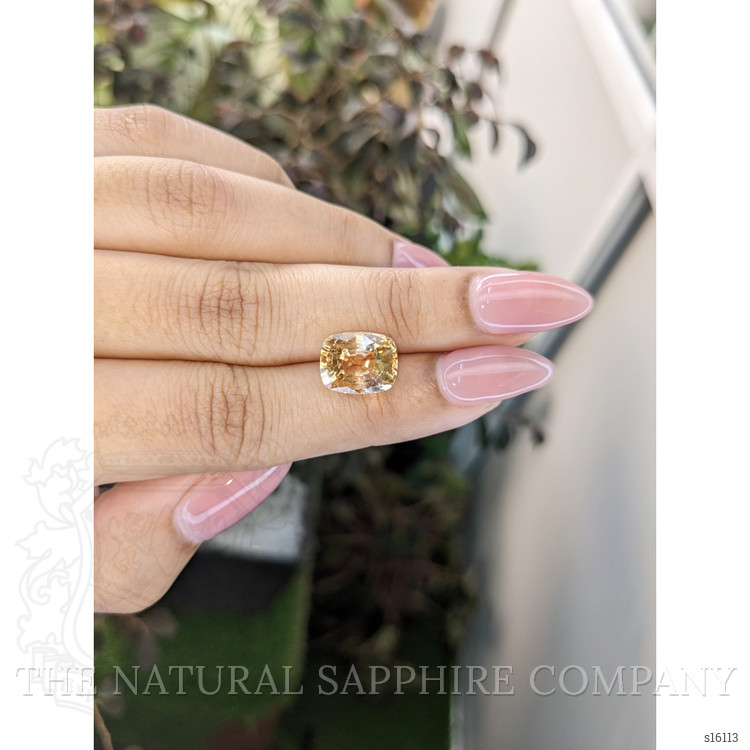 6.00 Ct. Peach Sapphire from Ceylon (Sri Lanka)