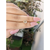 2.74 Ct. Peach Sapphire from Ceylon (Sri Lanka) Life Style