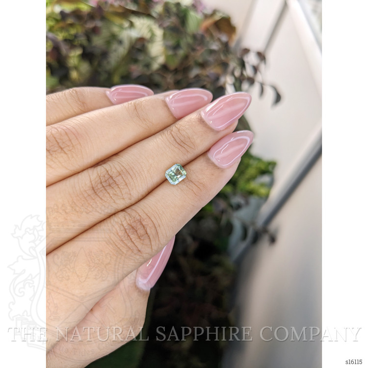 1.05 Ct. Yellowish Green Sapphire from Ceylon (Sri Lanka)