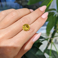 5.12 Ct. Yellow Sapphire from Ceylon (Sri Lanka) Life Style