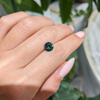 1.60 Ct. Greenish Blue Sapphire from Ceylon (Sri Lanka) Life Style