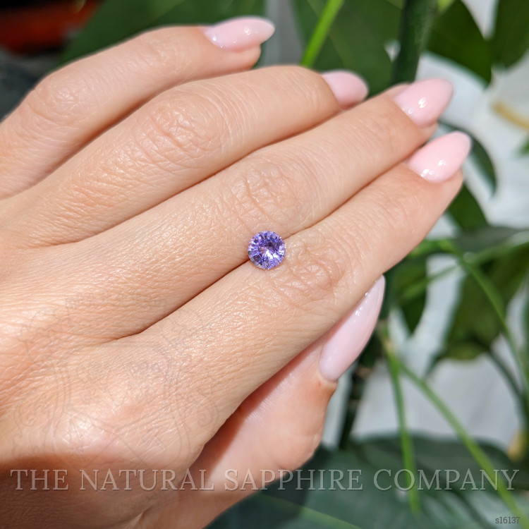0.99 Ct. Purple Sapphire from Ceylon (Sri Lanka)